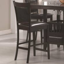 Jaden Counter Height Stool with Vinyl Padded Seat & Back